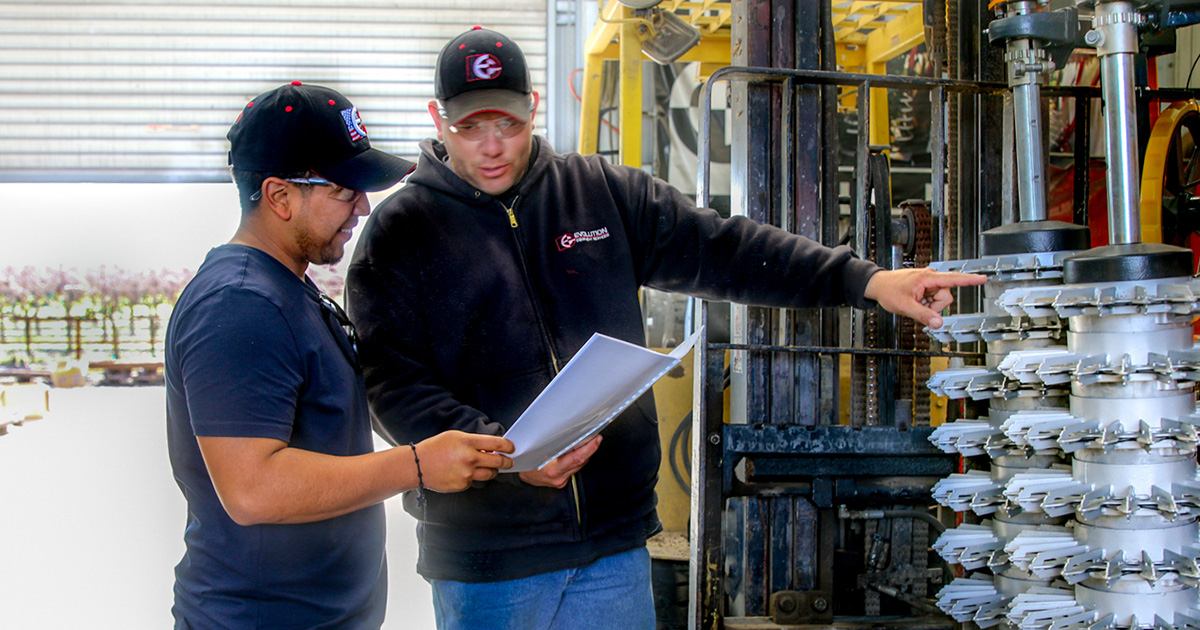 A student gaining hands-on work experience with mentorship on-site